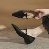 Zapatos Planos Jingang Ym52108 de Punta Fina con Tacón Oculto, Boca Baja, Suela Plana, Nuevos 2026 Primavera y Otoño, Elegantes y Versátiles para Mujer