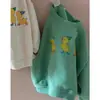Ropa infantil estilo coreano, nueva colección primavera-otoño, sudaderas casuales de manga larga con temática de dibujos animados para bebés niños y niñas