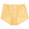 Calcinhas de renda cintura alta, plus size, para mulheres, com forro 100% algodão, design sexy vazado, alta elasticidade para controle da barriga e efeito lifting nos glúteos, e tecido de secagem rápida