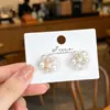 Pendientes Asimétricos de Aguja de Plata 925, Modernos y Versátiles, Pendientes de Estilo Coreano Simples y Únicos, Pendientes de Borlas de Moda para Mujer