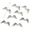 Acessórios para Joias de Liga DIY Asas de Anjo Contas Espaçadoras Pulseira Colar Decoração Contas Perfuradas Contas para Fio R240