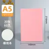 Cuaderno Estudiante Color Caramelo Personalizado Engrosado Alto Valor Línea Horizontal en Blanco A5A6B5 Bloc de Notas de Hojas Sueltas
