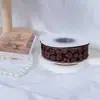 Cinta Floral de Algodón con Flor de Camelia en Relieve Cinta Floral Cinta para Empaquetar Ramo de Flores Cinta Hecha a Mano Lazo DIY