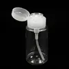 Botella de Agua con Dispensador de Presión para Desmaquillante, Botella Vacía para Quitaesmalte con Alcohol, Botella Rellenable por Presión para Tónico Facial, Quitaesmalte, Botella Vacía de Viaje