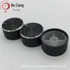 Botão de Potenciômetro Diâmetro 26*13mm Alto Furo Interno 6 Preto Botão de Liga de Alumínio Nua