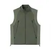 Pedido transfronterizo: Chaleco de trabajo funcional impermeable multibolsillos para hombre, estilo montaña para exteriores, corte holgado