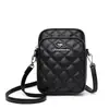 Bolso para teléfono móvil de mujer, estilo nuevo 2026, bolso de hombro acolchado versátil, moda transfronteriza, adecuado para madres de mediana edad, monedero