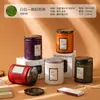 Velas perfumadas em garrafa com girassol em relevo, personalizadas para exportação, suporta produção OEM, velas perfumadas de cera de soja com alto ponto de fusão