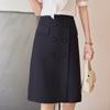 Qigu Niang Camisa Branca de Chiffon Profissional Feminina Verão Nova Moda Simples Laço Decote V Elegante Camisa de Trabalho