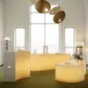 Vitrine branca de fábrica para amostras de cosméticos, display de armazenamento, display luminoso, suporte de exibição Nakajima