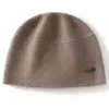 Chapéu com Abas de Orelha 100% Caxemira Pura Outono e Inverno Quente Anti-Frio Chapéu Unissex Versátil Chapéu de Tricô Chapéu para Exterior Chapéu para Ciclismo Chapéu para Frio
