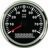 Tacômetro Diesel Com Sinal Escavadeira Veículo Agrícola Carregadeira Sensor de Velocidade do Motor 1-300 Dentes Ajustável