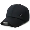 Chapéu de Algodão com Proteção para Ouvido Novo para Outono e Inverno para Homens de Meia-Idade e Idosos, Chapéu de Bico de Pato Quente à Prova de Vento para Exterior, Boné de Basebol com Veludo Adicional para Homem Velho