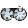 16363-75030 Es Adecuado para Toyota Hiace Ensamblaje de Ventilador Electrónico Ventilador Hrs Color Blanco Adecuado para Toyota Hiace
