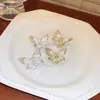 Pasador Clip Accesorio para el Cabello Adorno Plateado para el Cabello Pinza de Tiburón Pasador de Mariposa para Mujer Lado Mini Pinza para Flequillo Tamaño Pequeño