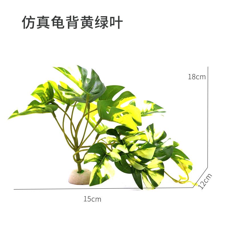 仿真龟背黄绿叶
