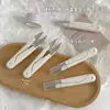 Tijeras en Forma de U Acero Inoxidable Tijeras para Cortar Papel Estudiantiles Tijeras de Oficina Tijeras para Recortar Hilo Tijeras de Costura para Punto de Cruz