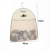 Bolsa de armazenamento de roupas íntimas transfronteiriça, bolsa de roupas íntimas para pendurar, bolsa de rede para armazenamento de meias, organizador de meias para parede de guarda-roupa de dormitório