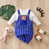 2026 Nuevo Estilo Mameluco de Bebé con Diseño Falso de Dos Piezas, Mono de Bebé Recién Nacido Estilo Ins, Traje de Gateo para Bebé, Unitalla al por Mayor