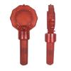 Luz de construcción nocturna portátil con forma de flor de ciruelo, luz octogonal, luz indicadora de cono de carretera intermitente de seguridad, luz de barrera de carretera LED de advertencia