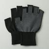 Luvas de cinco dedos expostas dispensando antiderrapante dedo exposto meio dedo respirável cinco contas de ponta de dedo quebradas dirigindo luvas de proteção de trabalho de distribuição de nylon