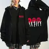 Moletom com Zíper e Capuz Silhueta Idol do BTS Unissex Cardigan Solto Novo Mercadoria de Fã Transfronteiriça