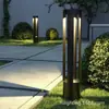 Lâmpada de Gramado para Exterior 10W Impermeável Lâmpada de Jardim Lâmpada de Paisagismo de Jardim de Villa Poste de Poste de Rua Quadrado e Redondo Simples Moderno