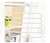 Organizador de Perchas de Ropa de 5 Niveles, Estante de Almacenamiento Multicapa para Bufandas, Corbatas y Cinturones, Perchero Plegable para Pantalones para Armario