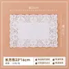 Papel Encaje Redondo Perforado Base Papel Esterilla Barbacoa Plato Papel Papel Absorbente Aceite Cocina Fritura Horneado Snack Pastel Esterilla Papel
