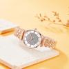 Reloj de Mujer ORSGA con Diamante Gipsófila Impermeable de Alta Gama Moda Casual Correa de Acero Oro y Piedras Reloj para Mujer