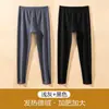 Calzoncillos térmicos talla grande para hombre pantalones cálidos talla extra más terciopelo cintura alta pantalones de lana invierno forro polar pantalones interiores