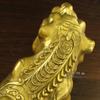 Tigre de Montanha de Latão Puro 33cm de Comprimento Grande Ornamentos de Tigre de Cobre Dinheiro Tigre de Metal
