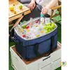 Bolsa Térmica, Caja Refrigeradora, Refrigerador para Coche, Bolsa de Almacenamiento en Frío, Bolsa de Hielo, Aislamiento de Papel de Aluminio Espesado, Caja de Entrega de Gran Capacidad, Caja Térmica