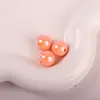 Cuentas acrílicas deslumbrantes color AB más vendidas transfronterizas, cuentas sueltas coloridas con agujero pasante, accesorios para joyería hecha a mano DIY, venta al por mayor de cuentas