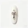 Accesorios para Uñas: Cruz Chrome Hearts, Accesorios Vintage, Uñas Portátiles de Aleación, Decoraciones de Uñas Vintage con Pedrería