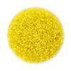 Cuentas de punto de cruz rellenas de cuentas plateadas cuentas de 2 mm 50 g show de punto de cruz cristal transparente amarillo pequeño hecho a mano