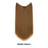 Extensões de Cabelo Peça Única Estilo Europeu e Americano Transfronteiriças, Extensões de Cabelo Linha de Pesca, Cabelo Cacheado Longo Natural Invisível, Cabelo Humano