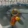 Chaveiro de placa acrílica Kbell K58 pingente de mochila chaveiro pequeno e fresco pingente de bolsa texto de menina eólica