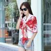 Novo Xale de Proteção Solar com Fivela de Pérola em Chiffon Atacado Figura de Beleza Guarda-sol Lenços de Praia Fornecimento de Lenços Yiwu