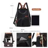 Mochila antirrobo para mujer de cuero PU suave, multi-bolsillos, gran capacidad, transfronteriza, mochila de moda para el trabajo y los viajes, mochila escolar para estudiantes