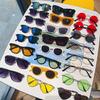 Gafas de sol de liquidación sin devolución, buenos productos, gafas de sol clásicas con detección de fugas, productos de cola de fábrica, procesamiento de color roto, gafas de moda
