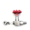 Conector para Manómetro de Acero Inoxidable 304 Válvula de Aguja Soldada 316 Unión para Instrumento M20