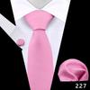 Corbata de Negocios para Hombre Pañuelo de Bolsillo Traje Vestido Banquete Camisa Rojo Negro Polo Lunares Cuadros Corbata de 8cm