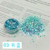 Novo Verão Estrela Esmagada Diamante Areia Movediça Lantejoulas Resina Espessura Mista Transfronteiriço Adesivos de Nail Art Preenchedor Transfronteiriço