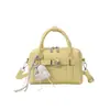 Elegante y sencilla bolsa Boston de mano para mujer, nueva y versátil bolsa con almohadilla para el hombro, bolso cruzado de gran capacidad para el día a día