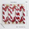 Decorações de Natal Ins Transfronteiriças Conjunto de Bolas de Árvore de Natal Pintadas Enfeites Pendurados Caminhão de Bengala Trem Picador de Gelo Decoração