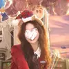 Diadema Cabeza de Oso Duffy 2024 Dibujos Animados Lindo Gorro de Navidad Forma de Hombre de Jengibre Diadema de Felpa Accesorios para el Cabello para Fotos Mujeres
