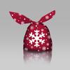 Bolsa de dulces navideños bolsa de regalo para envolver 50 cordón de cinta bolsa de manzana orejas de conejo bolsillo corsé punto