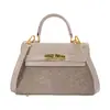 La popular bolsa de mujer de este año, modelo nuevo 2024, es el bolso Kelly para ir al trabajo con textura mate para otoño e invierno, un bolso pequeño cuadrado para hombro y cruzado.