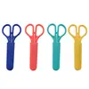 Tijeras Escolares de Acero Inoxidable Directo de Fábrica 5 pulgadas Tijeras Tijeras de Oficina Tijeras de Plástico Seguridad Infantil